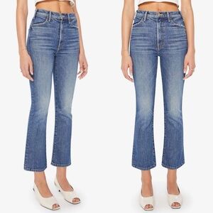 NEW! MOTHER- The Hustler Ankle in Bending The Rules Size 26 Crop Jeans